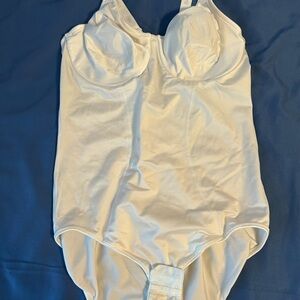 Bali Women's Cream Shapewear Bodysuit